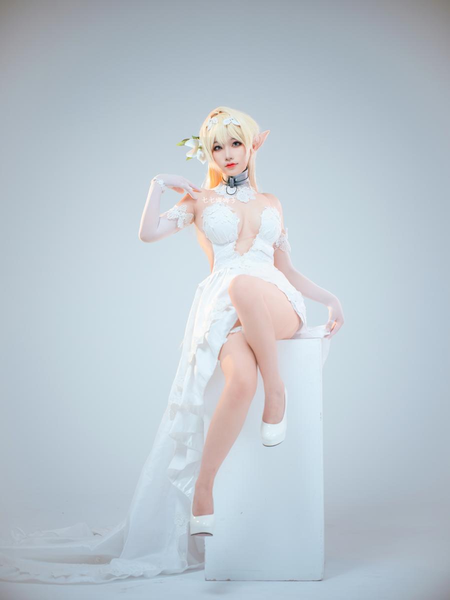 水淼aqua黑兽塞蕾斯汀摄影，风情万种的红色旗袍舞台 - 萌妹女神-萌妹女神