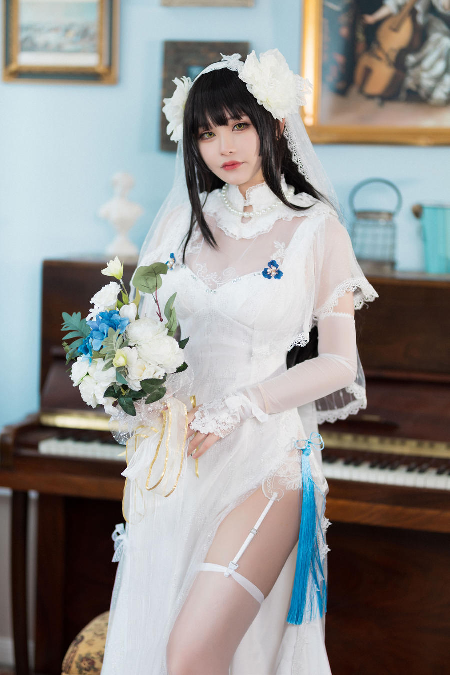 抖音麻辣奶兔呀微密照片视频，有当平面模特的潜质 - 萌妹女神-萌妹女神