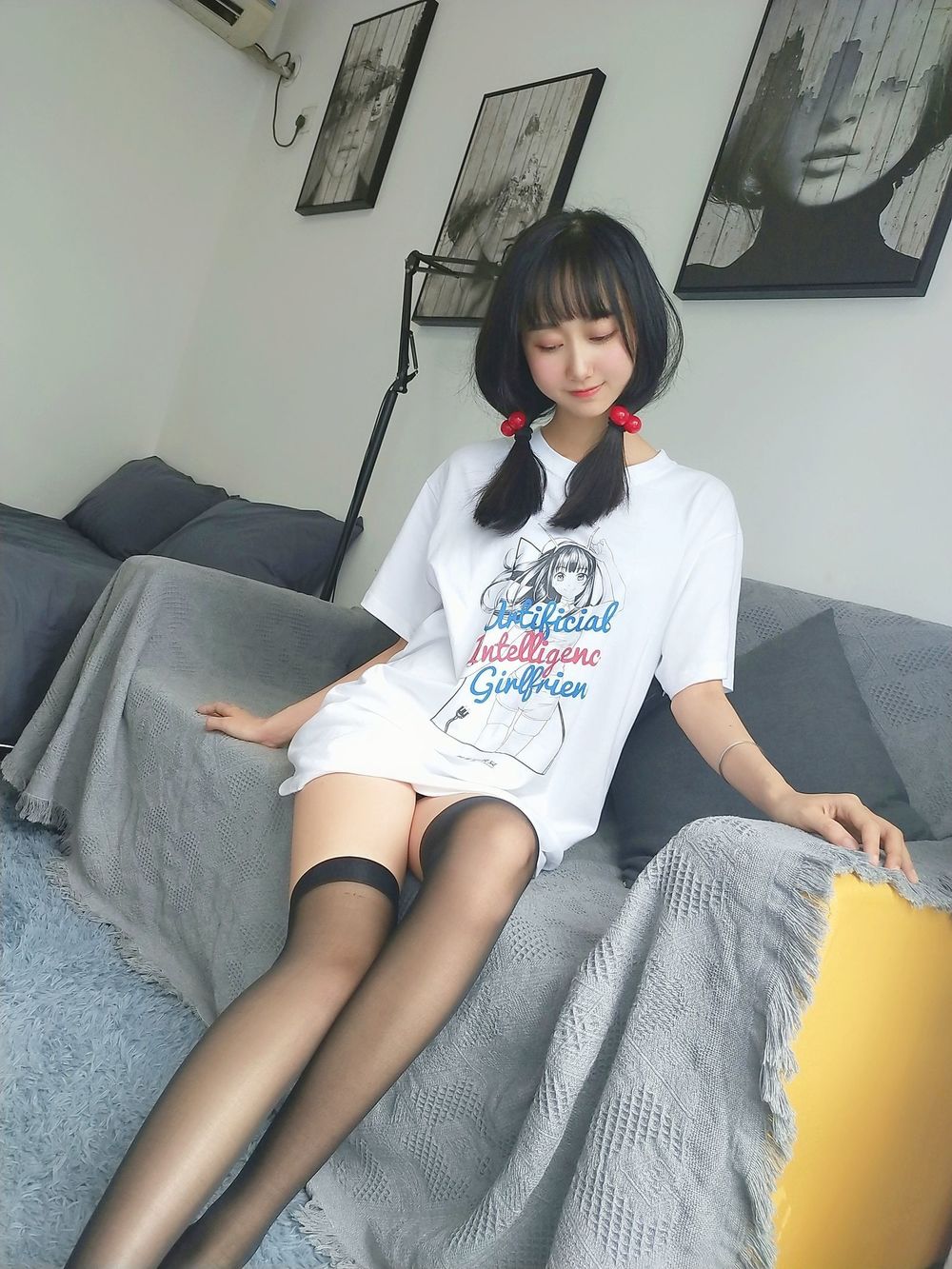 神乐坂真冬小蓝鸟的cos作品：每一张图片都是原创巨制 - 萌妹女神-萌妹女神