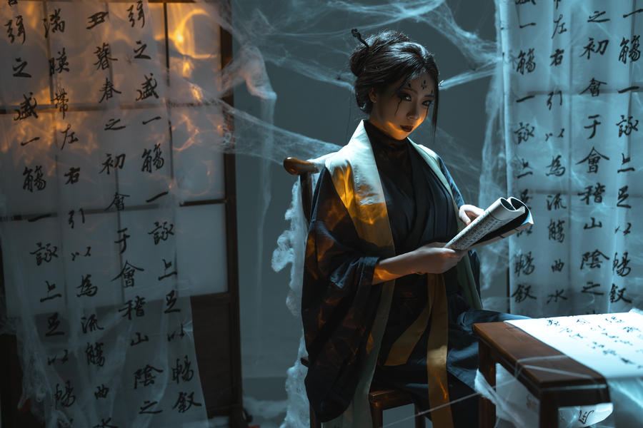 花柒Hana31套作品图，音律联觉，斯卡蒂，蓬莱山辉夜等。 - 萌妹女神-萌妹女神